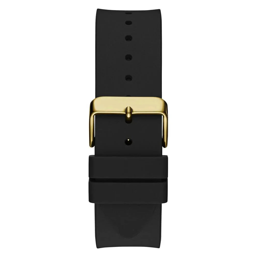 GUESS Men's Monte Black Silicone Watch GW0805G2