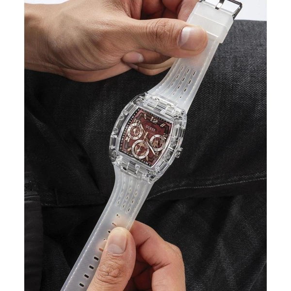 GUESS Men's Phoenix Silicone Watch GW0499G9
