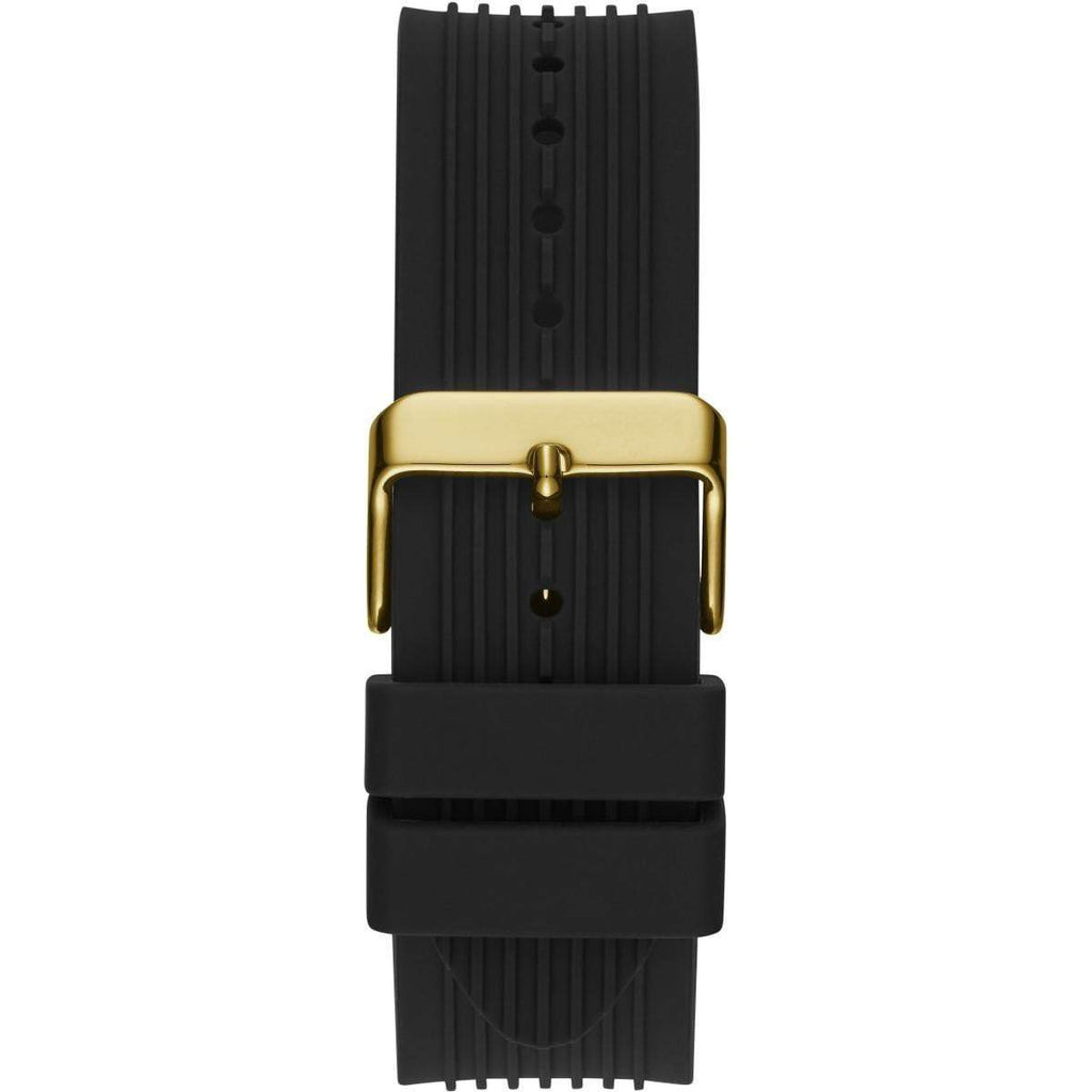 GUESS Men's Poseidon Black Silicone Watch GW0057G1