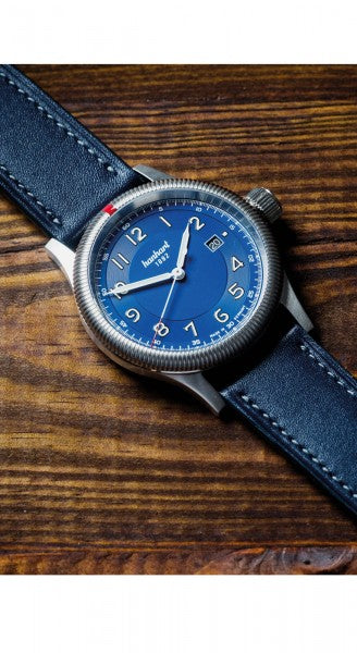 Hanhart 1882 Watch - Pioneer One Blue
