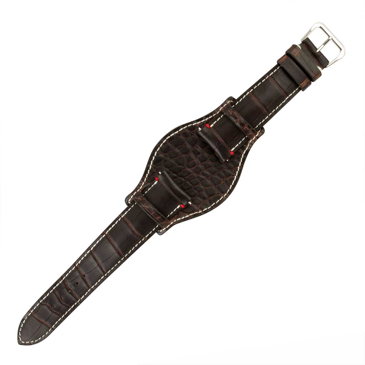 Bracelet Bund ABP Concept X Hanhart 1882 pour 417ES - Bracelet-montre cuir - Alligator