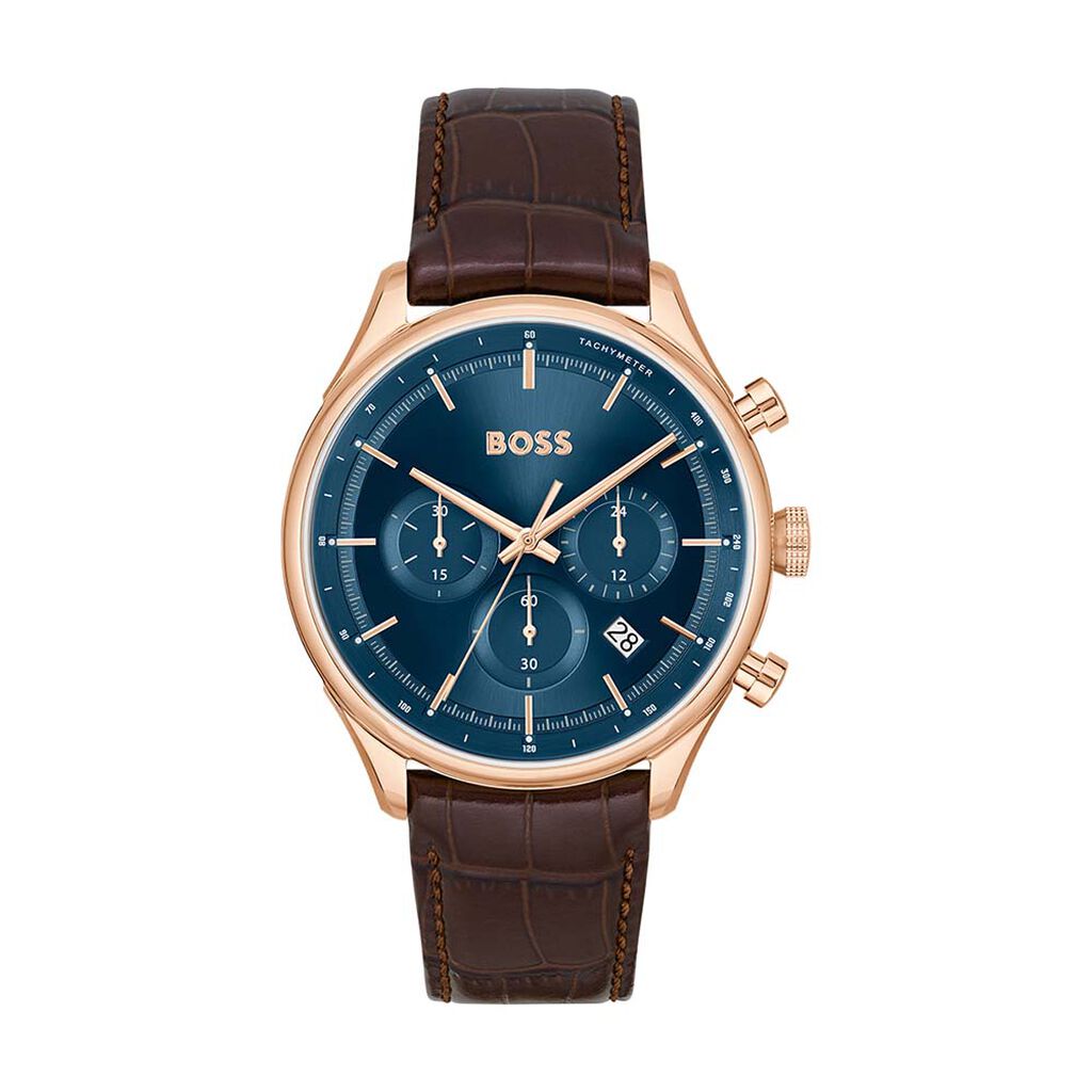 BOSS Men's Gregor Brown Leather Watch 1514050