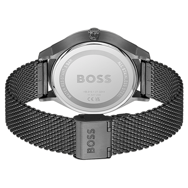 BOSS Men's Business Watch in Black Milanese Steel 1514105