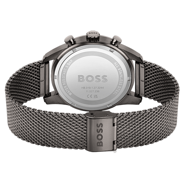 BOSS Men's Skymaster Chronograph Milanese Steel Watch 1513837