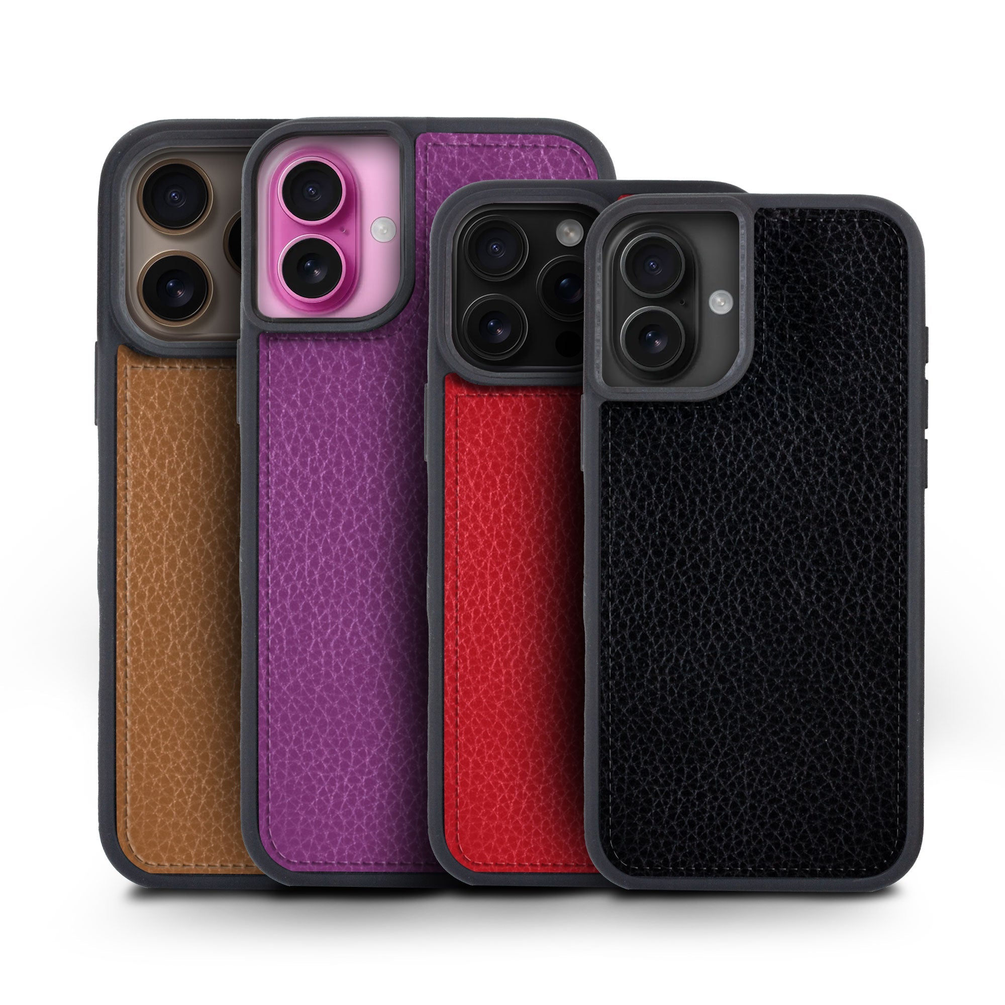 Coque "Sport case" cuir pour iPhone 16 ( Tous modèles ) - Buffle