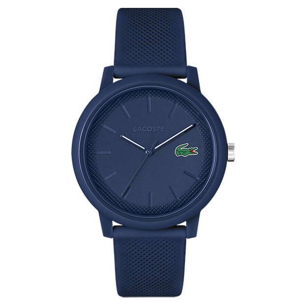 LACOSTE Men's 12.12 Blue Silicone Watch 2011172