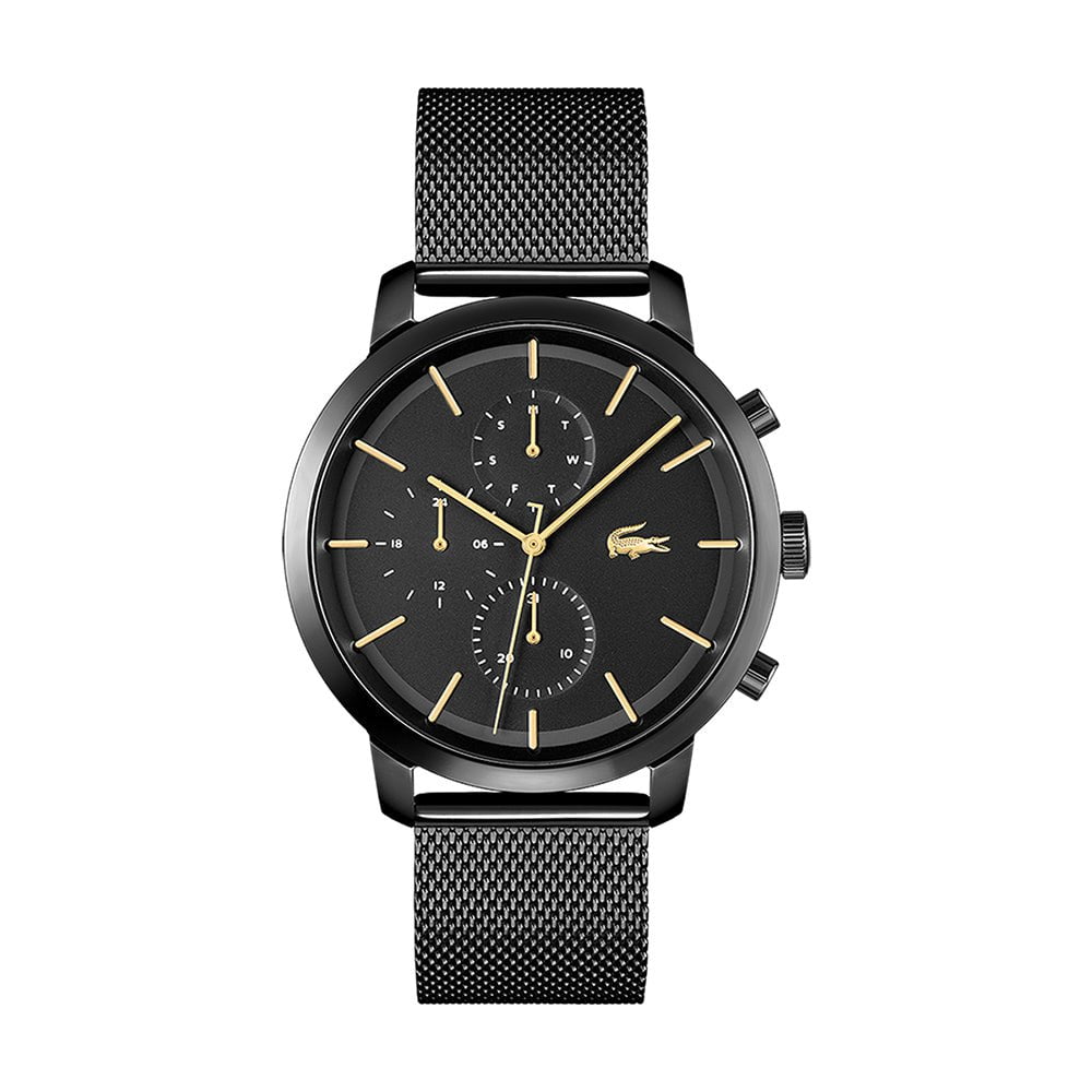 LACOSTE Men's Replay Watch in Black Steel 2011194