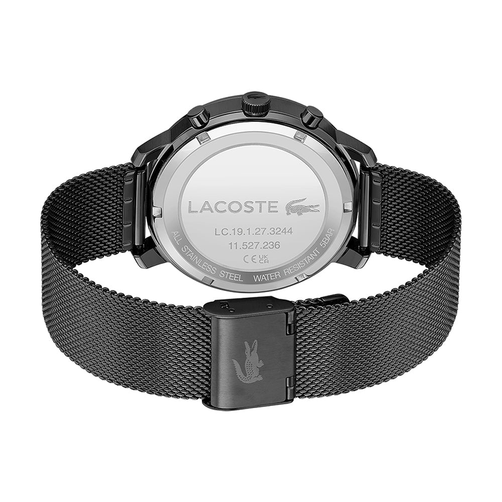 LACOSTE Men's Replay Watch in Black Steel 2011194