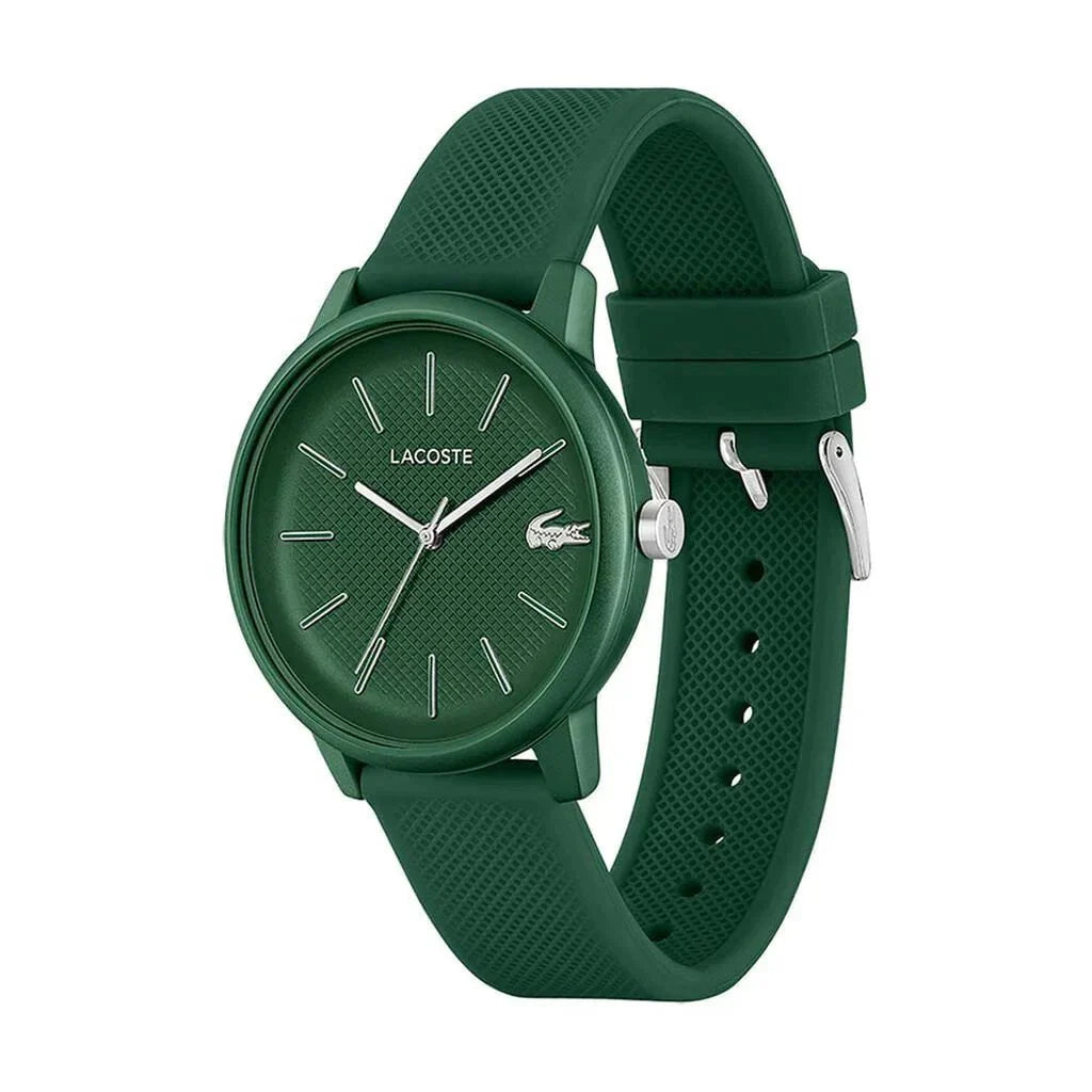 LACOSTE Men's 12.12 Green Silicone Watch 2011238
