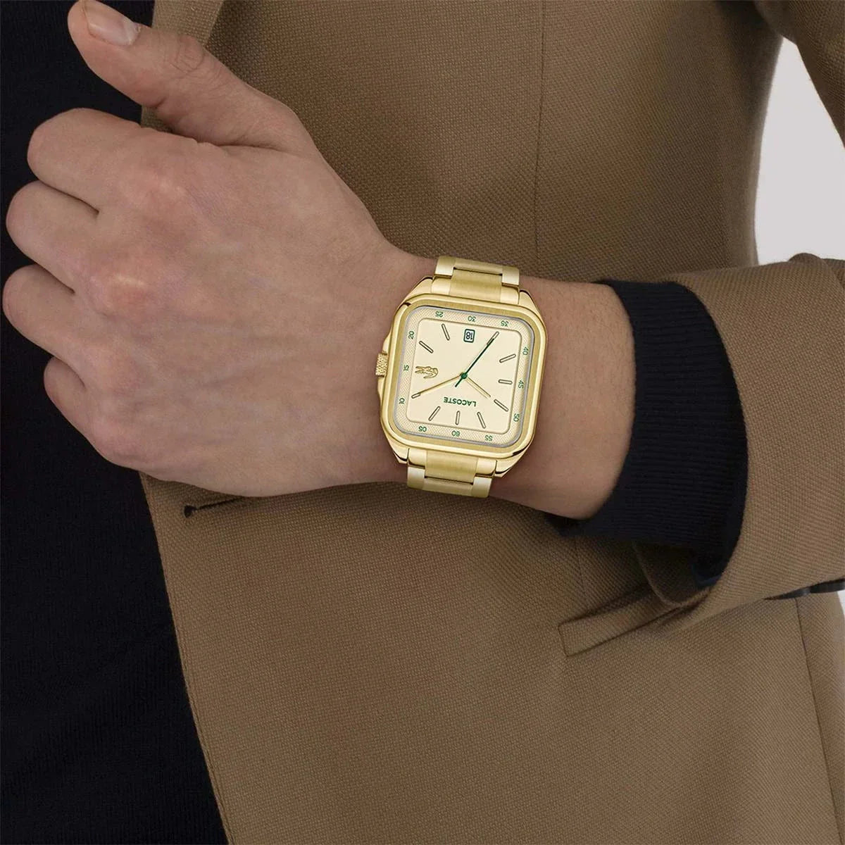 LACOSTE Men's Watch Lacoste.12.12 Up in Gold Steel 2011462
