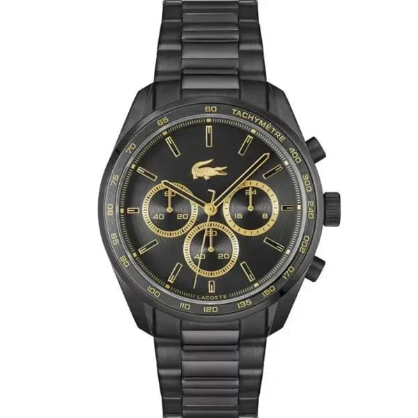 LACOSTE Men's Boston Watch in Black Steel 2011476