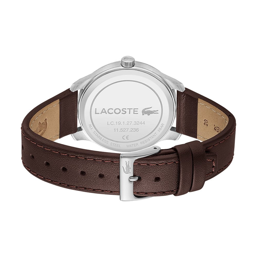 LACOSTE Men's Lisbon Brown Leather Watch 2011322