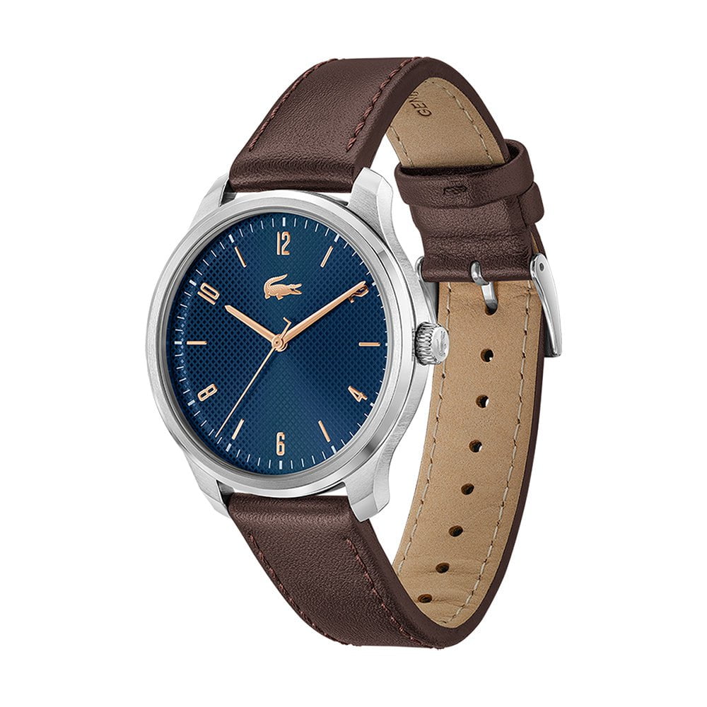 LACOSTE Men's Lisbon Brown Leather Watch 2011322
