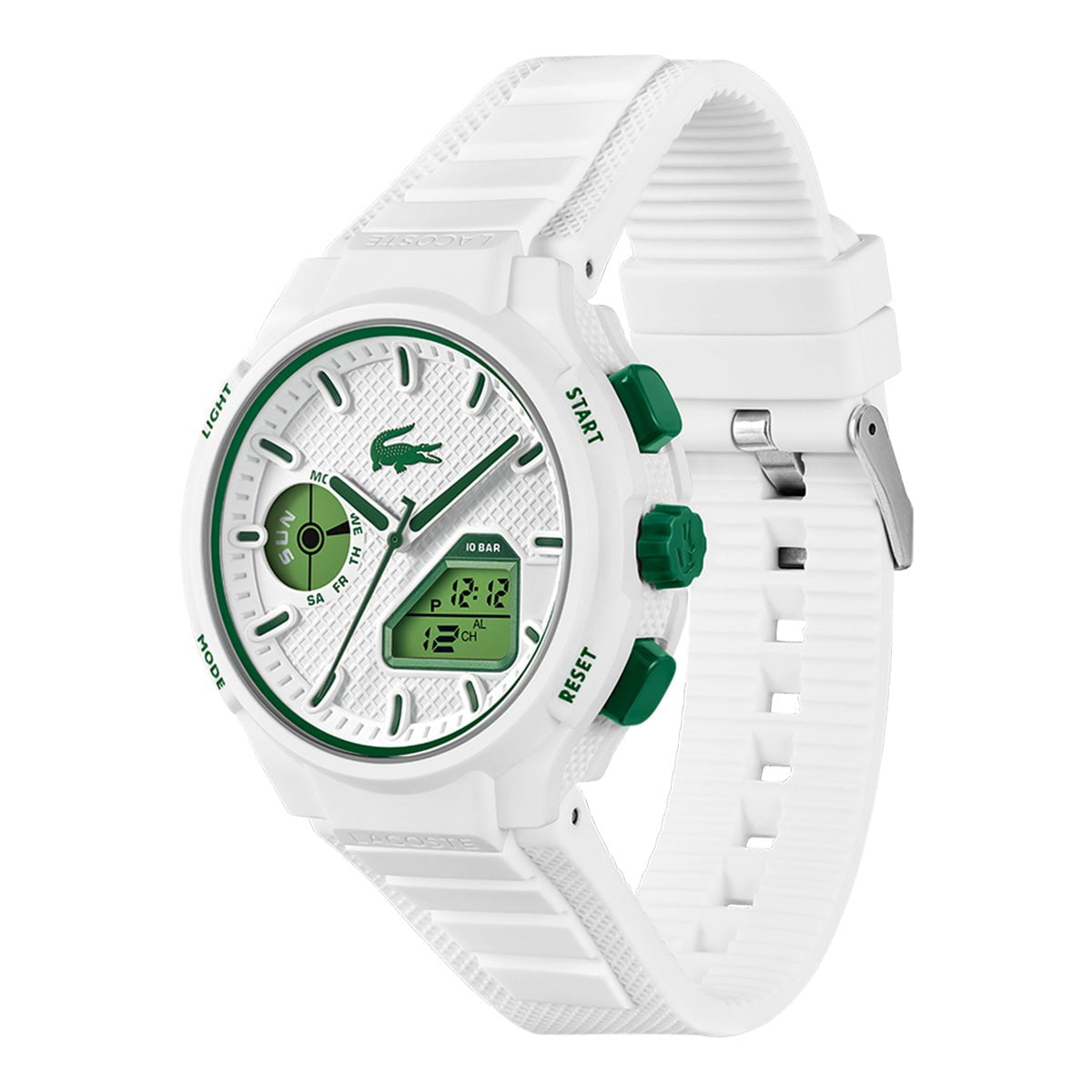 LACOSTE Men's LC33 White Silicone Watch 2011364