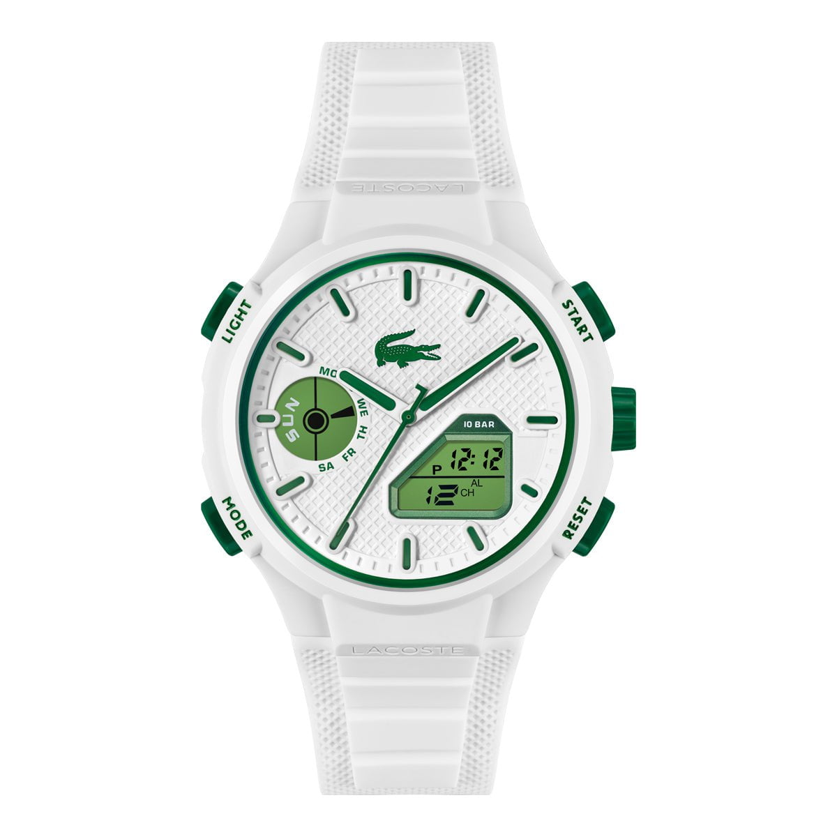LACOSTE Men's LC33 White Silicone Watch 2011364
