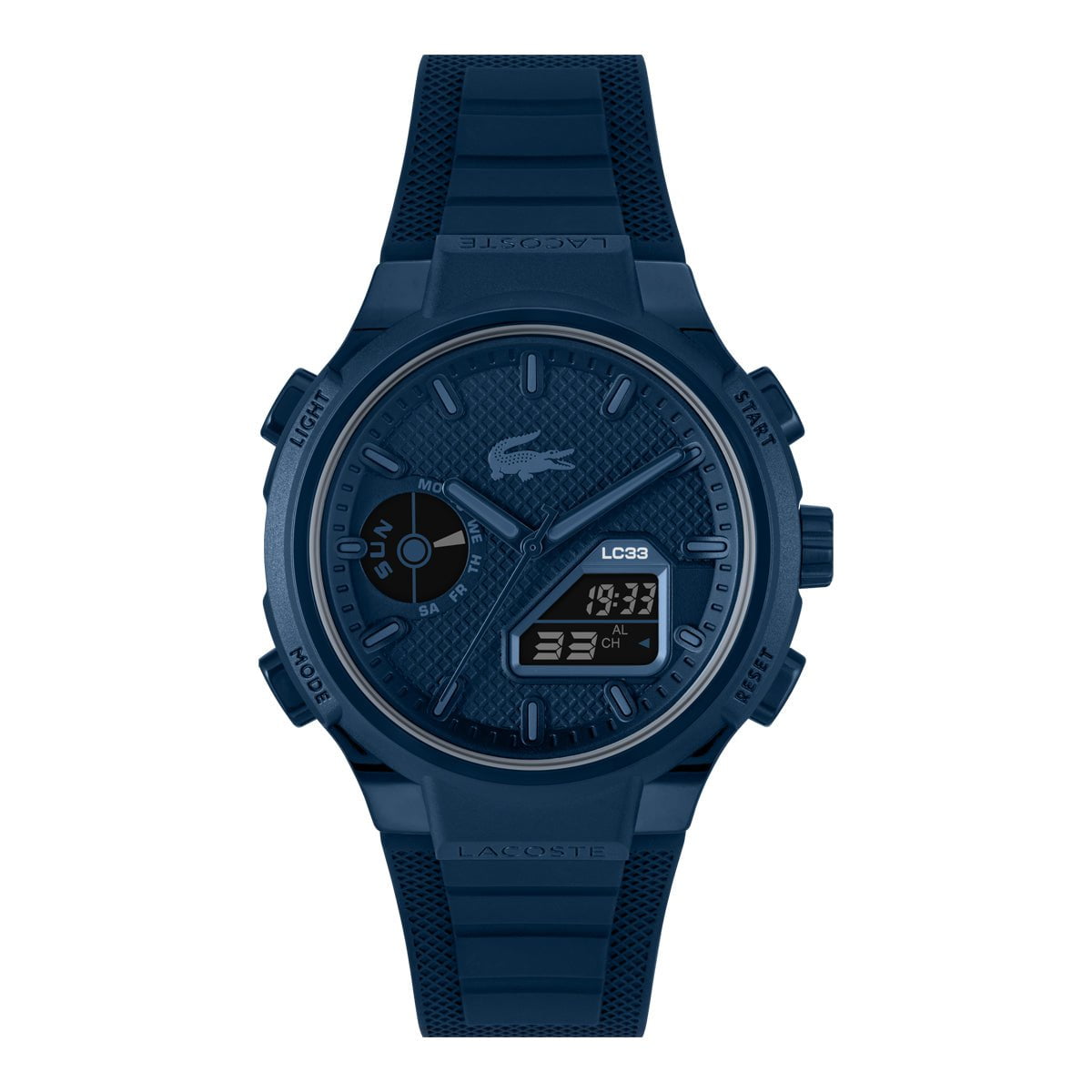 LACOSTE Men's LC33 Blue Silicone Watch 2011448