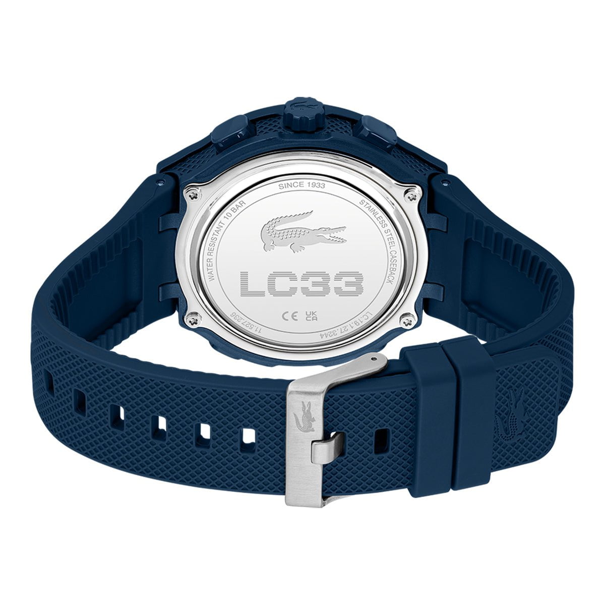 LACOSTE Men's LC33 Blue Silicone Watch 2011448
