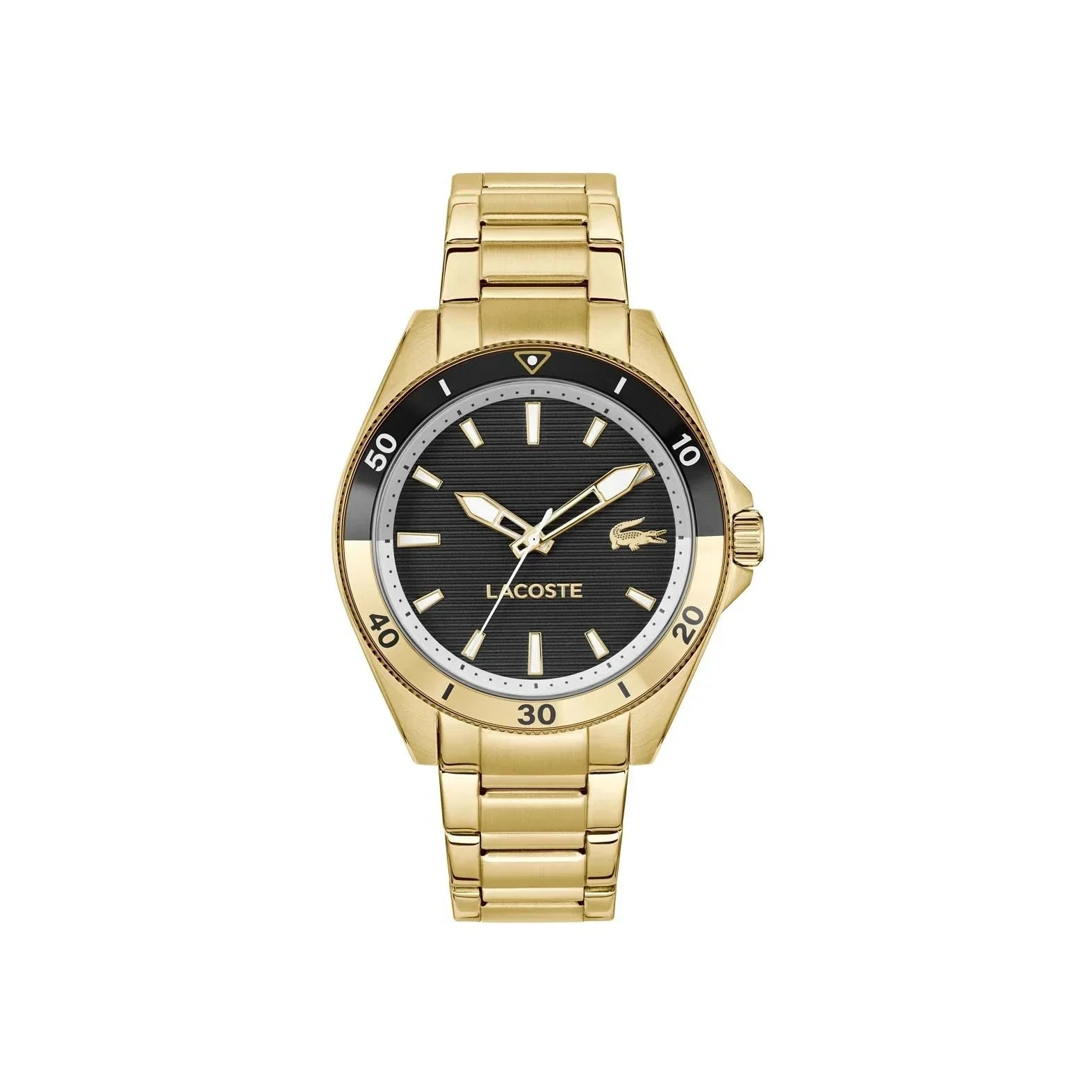 LACOSTE Men's Mainsail Gold Steel Watch 2011459