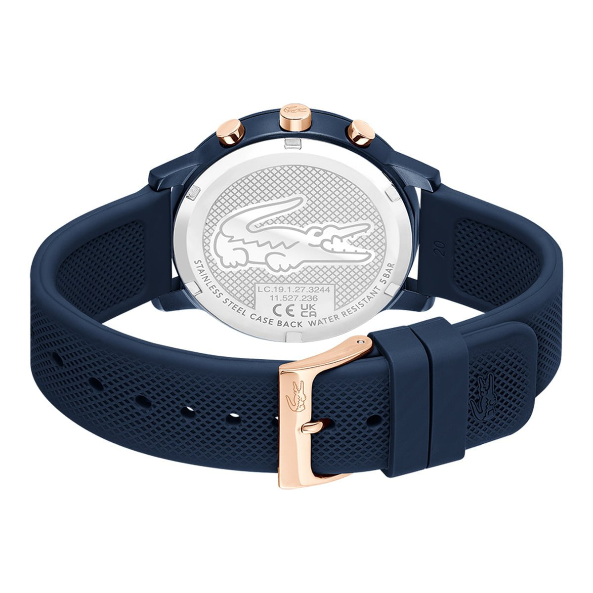 LACOSTE Men's 12.12 Move Green Silicone Watch 2011470