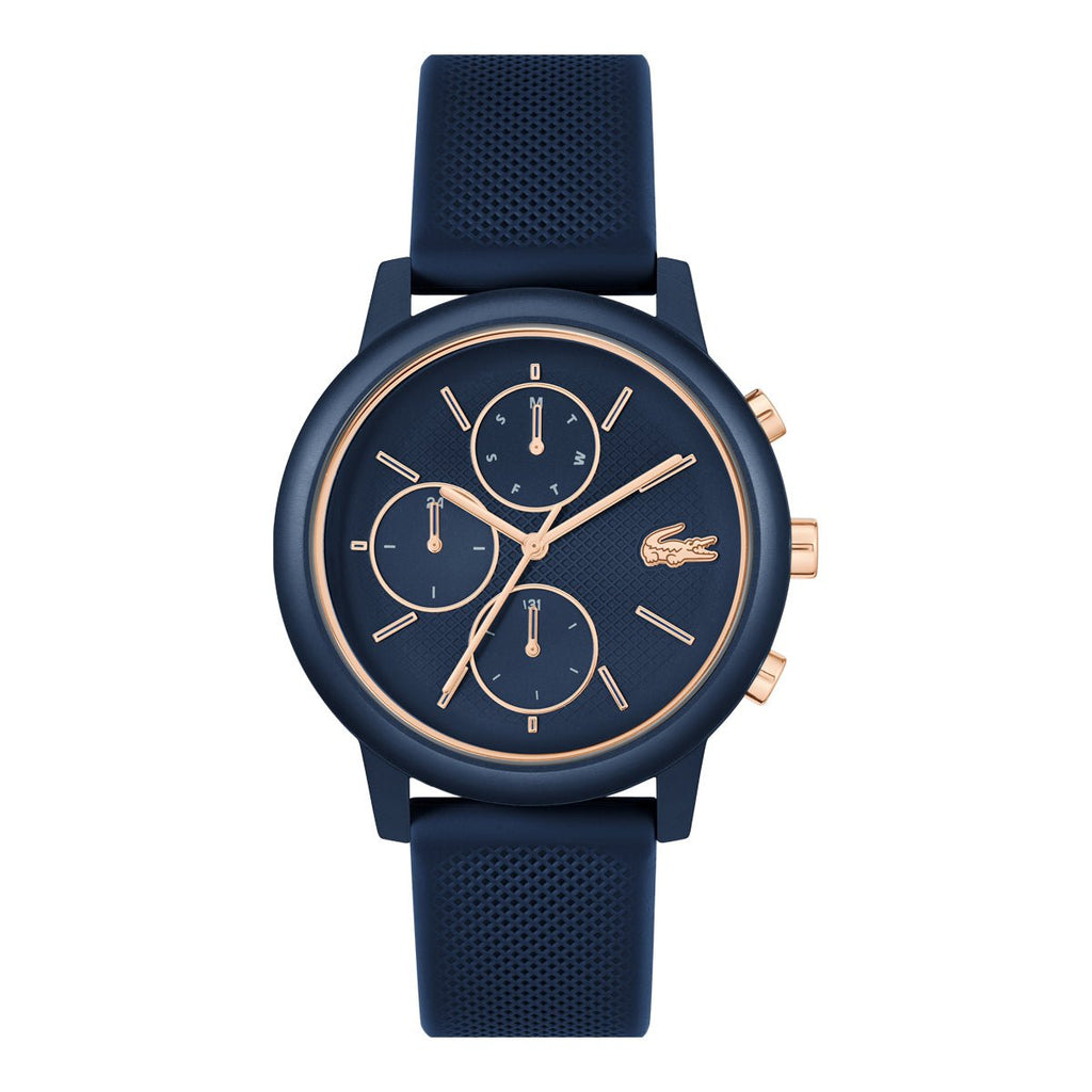 LACOSTE Men's 12.12 Move Green Silicone Watch 2011470
