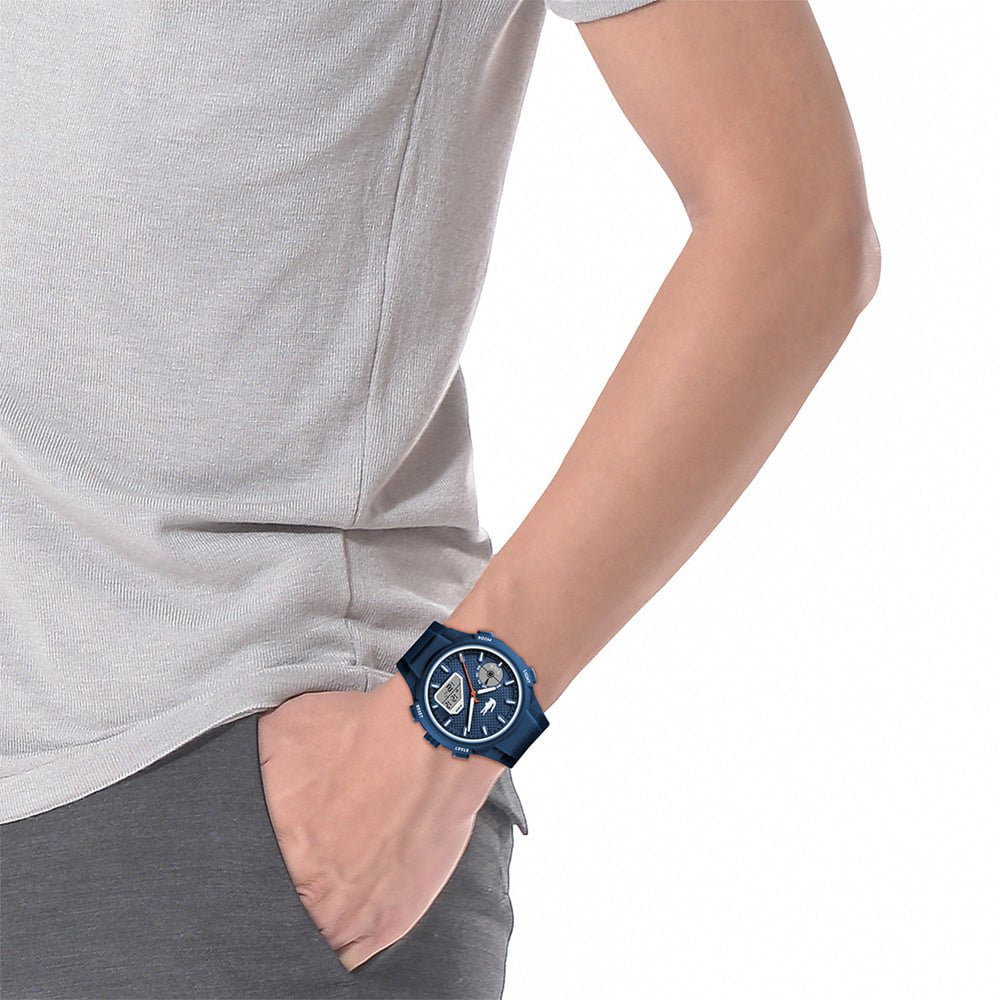LACOSTE Men's L33-X Silicone Watch Blue 2011370