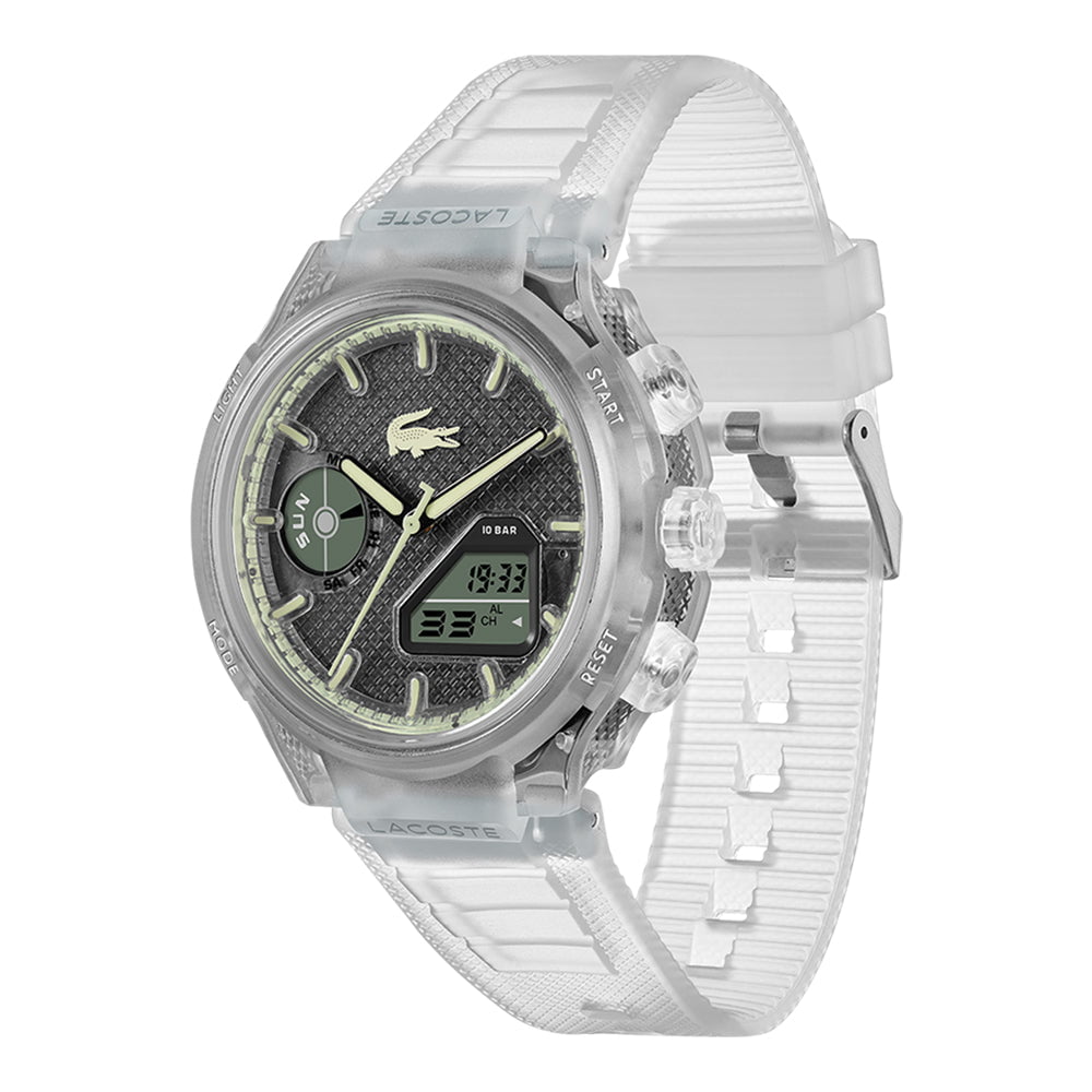 LACOSTE Men's LC33 White Silicone Watch 2011401