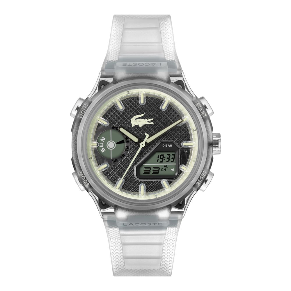 LACOSTE Men's LC33 White Silicone Watch 2011401