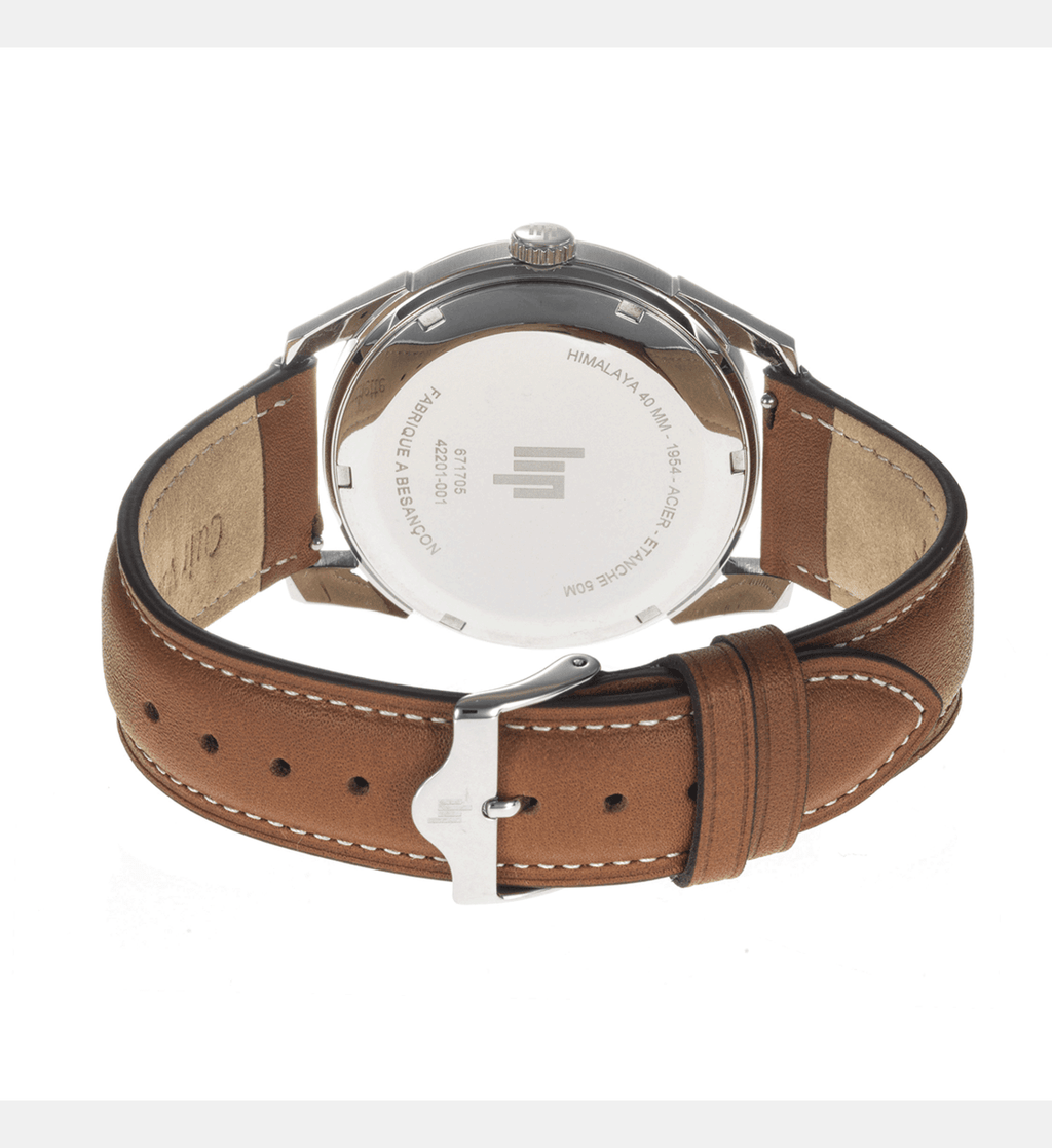 LIP Men's Himalaya Brown Leather Watch 671705