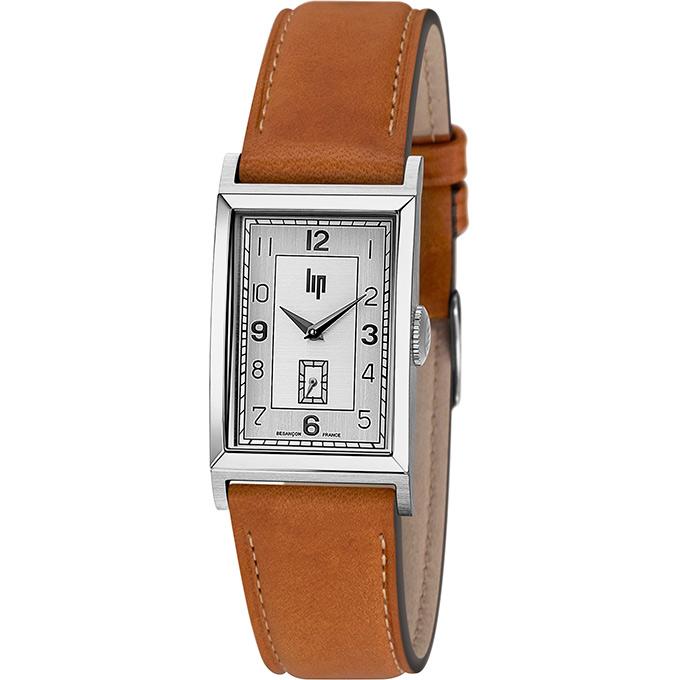 LIP Men's Churchill T18 Brown Leather Watch 671015