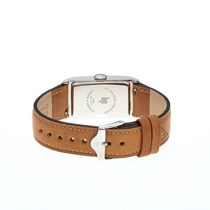 LIP Men's Churchill T18 Brown Leather Watch 671015