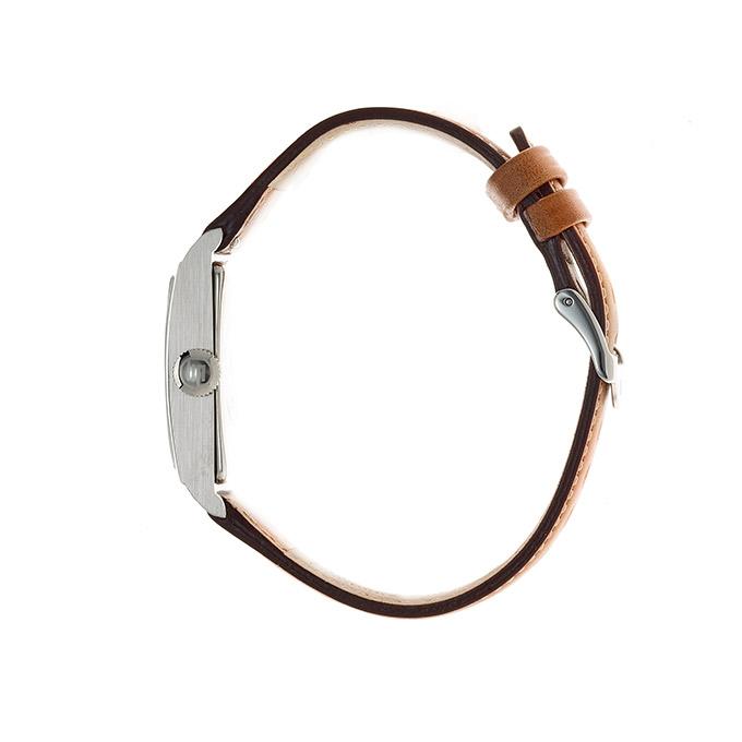 LIP Men's Churchill T18 Brown Leather Watch 671015