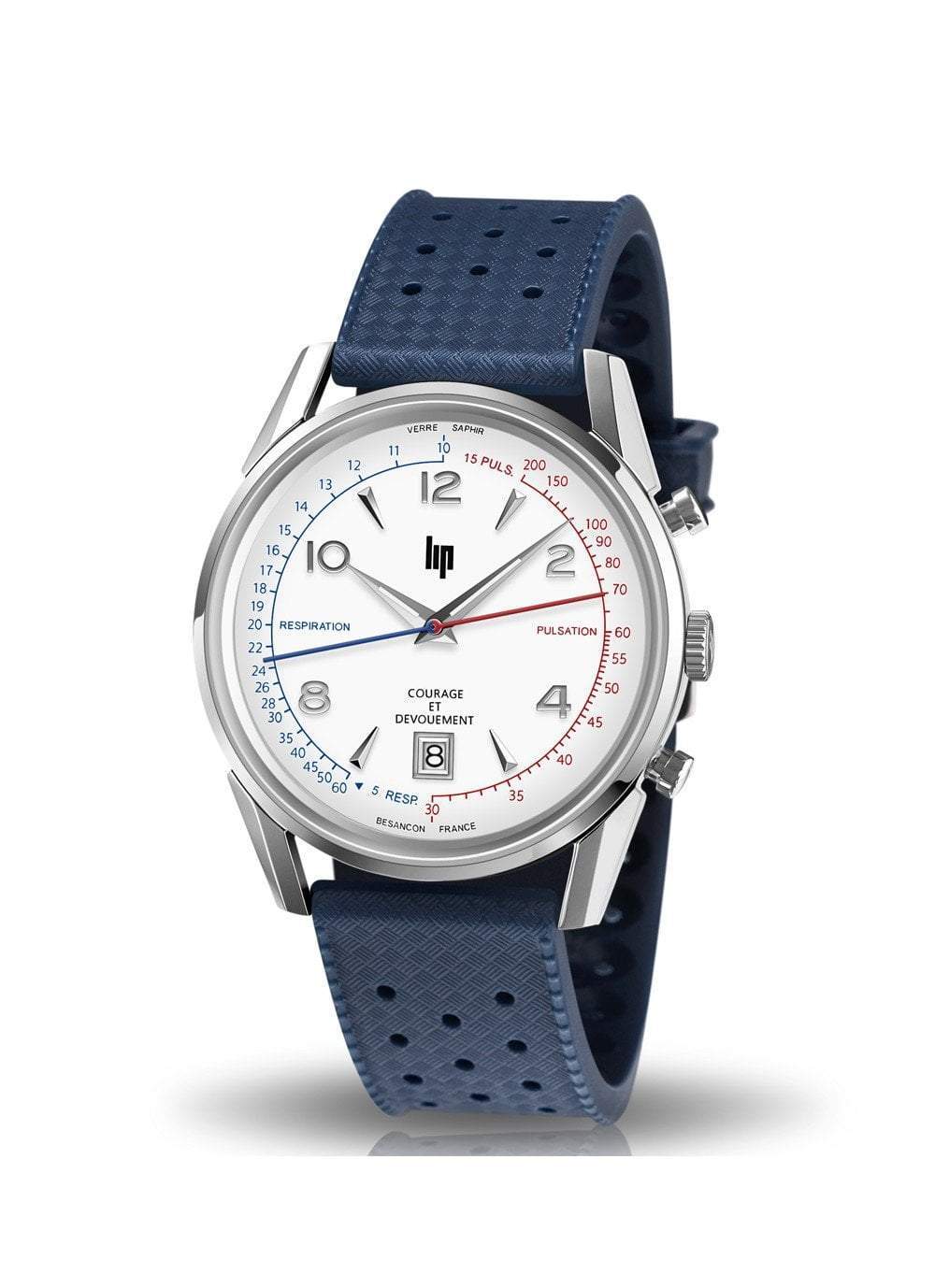 LIP Men's Courage Watch with Interchangeable Straps 670011