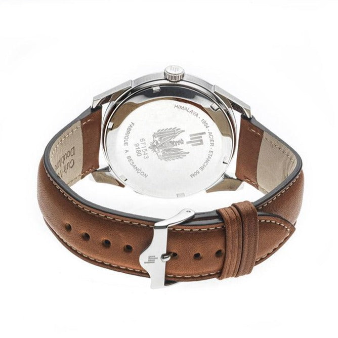 LIP Men's Himalaya Brown Leather Watch 671543
