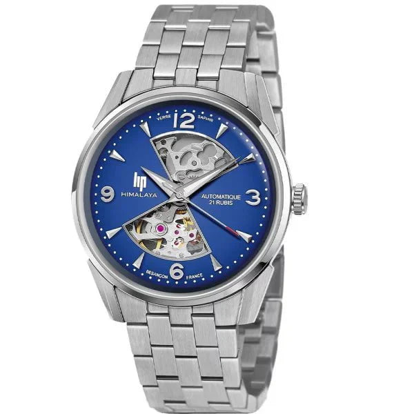 LIP Men's Himalaya Hourglass Automatic Steel Watch 671712
