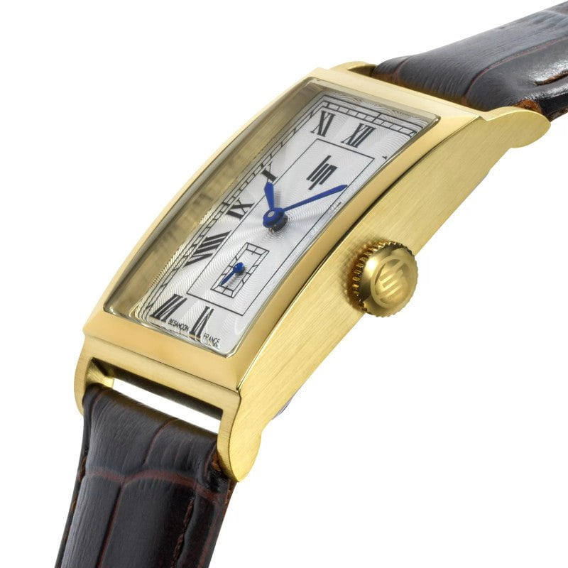 LIP Men's Churchill Brown Leather Watch 671928