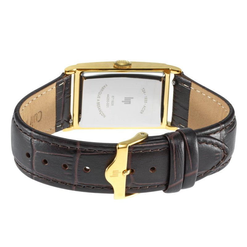 LIP Men's Churchill Brown Leather Watch 671928