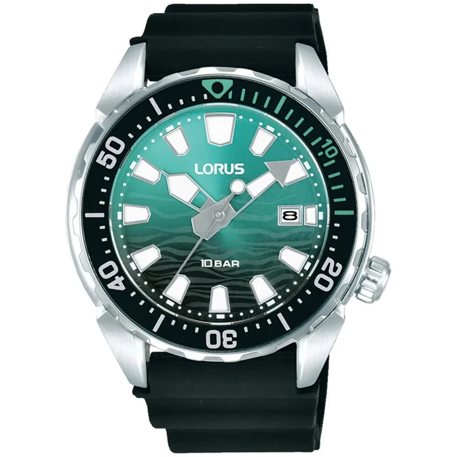 LORUS Men's Sport Watch in Black Silicone RH951RX9