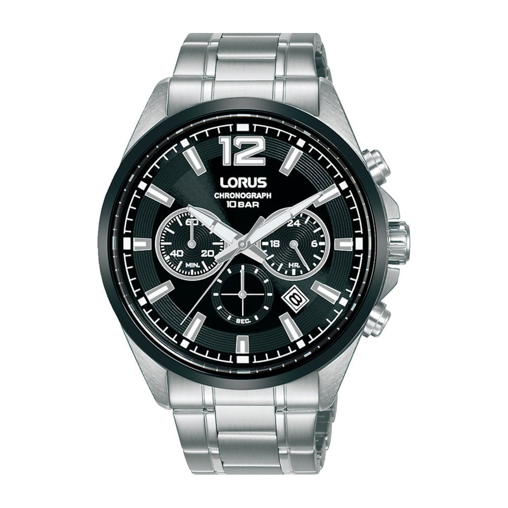 LORUS Men's Sport Chronograph Steel Watch RT381JX9