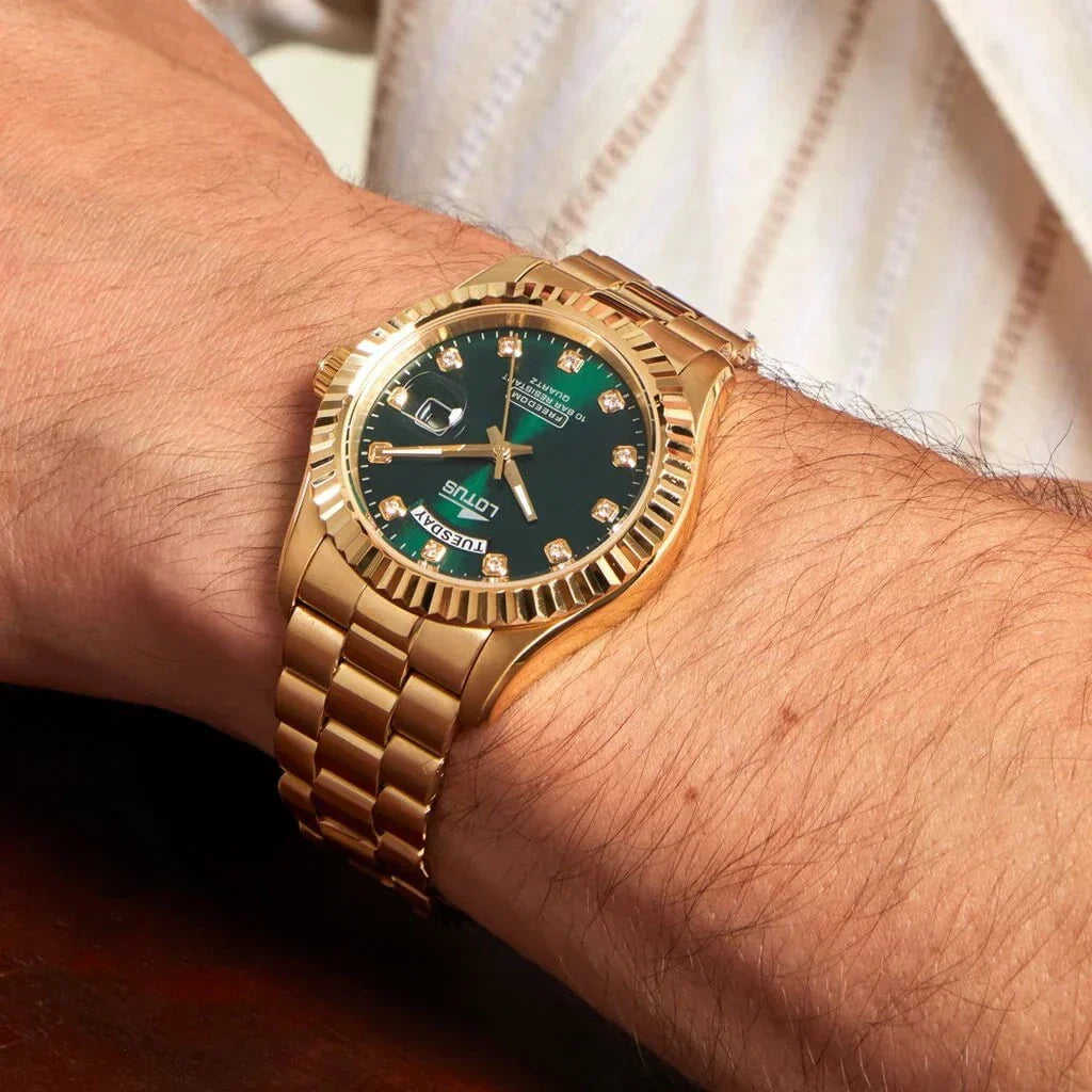 LOTUS Men's Freedom Gold Steel Watch 18857/6