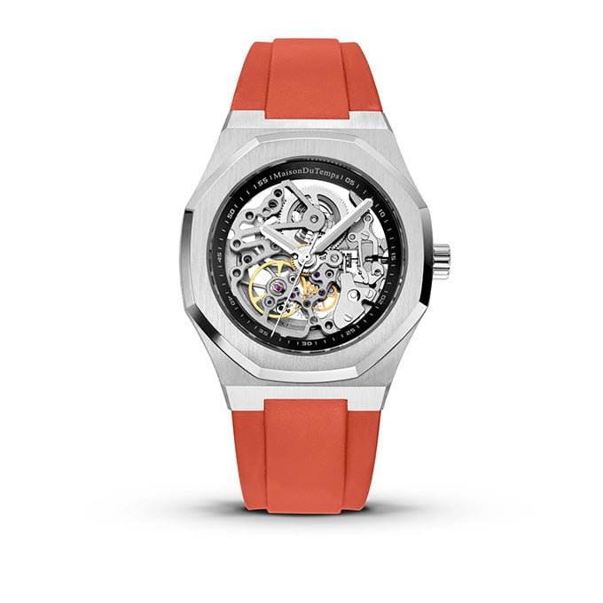 MAISON DU TEMPS Men's Watch MTBeta Skeleton Silicone Automatic 110-SRG