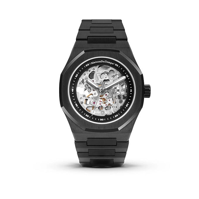 MAISON DU TEMPS Men's Watch MTBeta Skeleton Black Automatic 120-A
