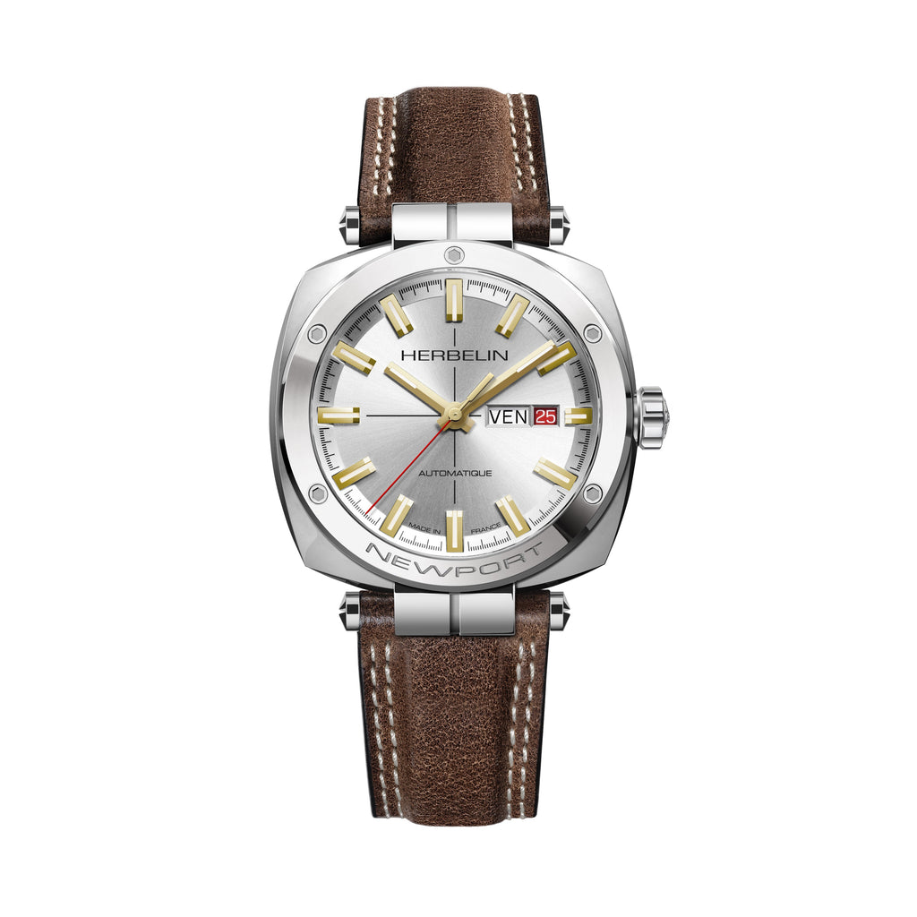 HERBELIN Men's Newport Heritage Automatic 1764T11BR Watch