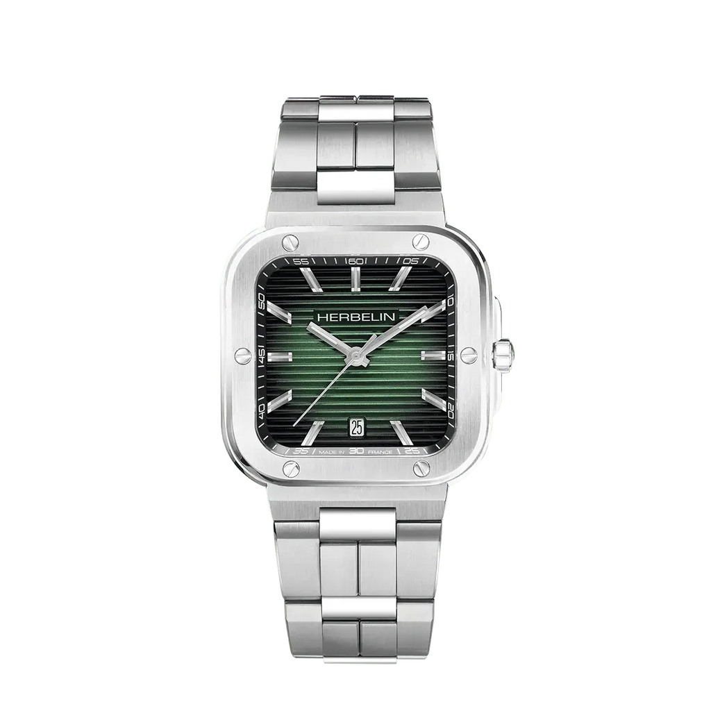 HERBELIN Men's Cap Camarat Steel Watch 12246B16