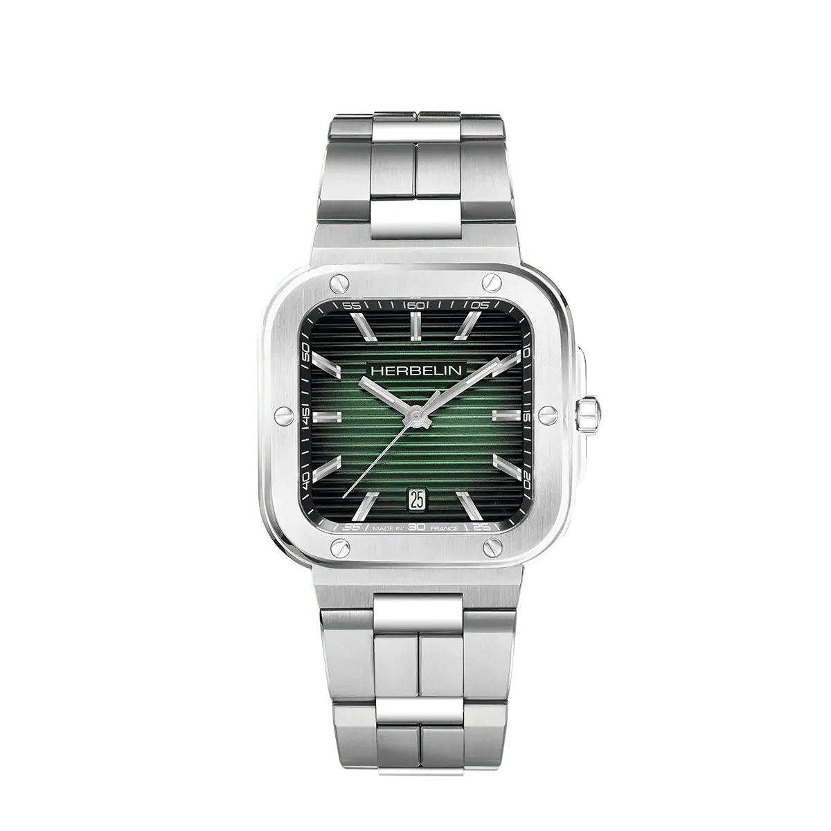 HERBELIN Men's Cap Camarat Steel Watch 12246B16