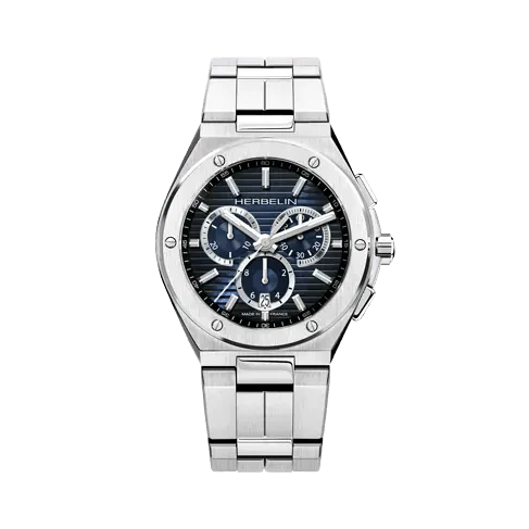 HERBELIN Men's Cap Camarat Steel Watch 37645B15