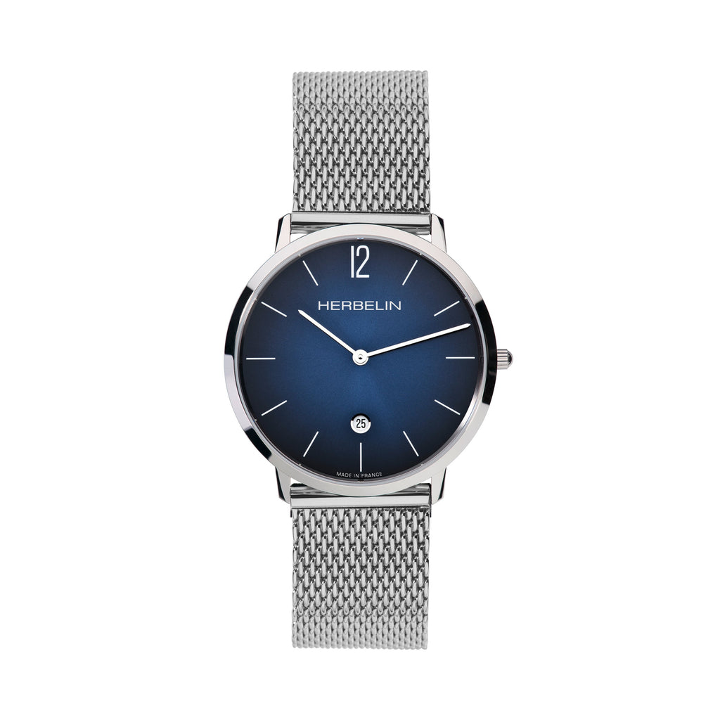 HERBELIN Men's City Watch in Milanese Steel 19515AP15B