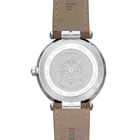 HERBELIN Men's Newport Brown Leather Watch 12288A27MA