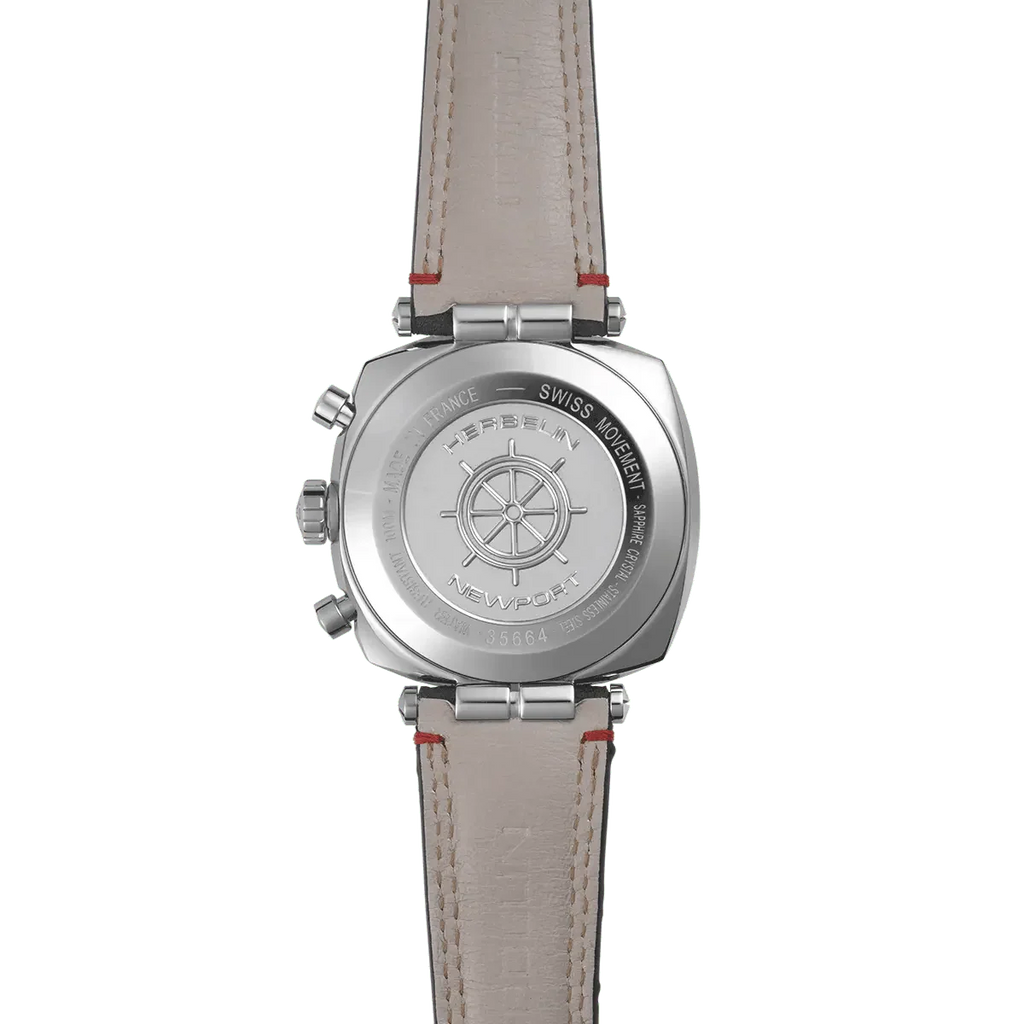 HERBELIN Men's Newport Heritage Chronograph Watch 35664AP25