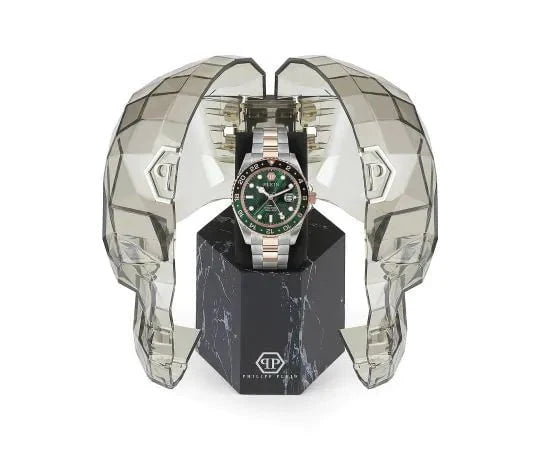 Montre PHILIPP PLEIN Homme Gmt-I Challenger en Acier PWYBA0623