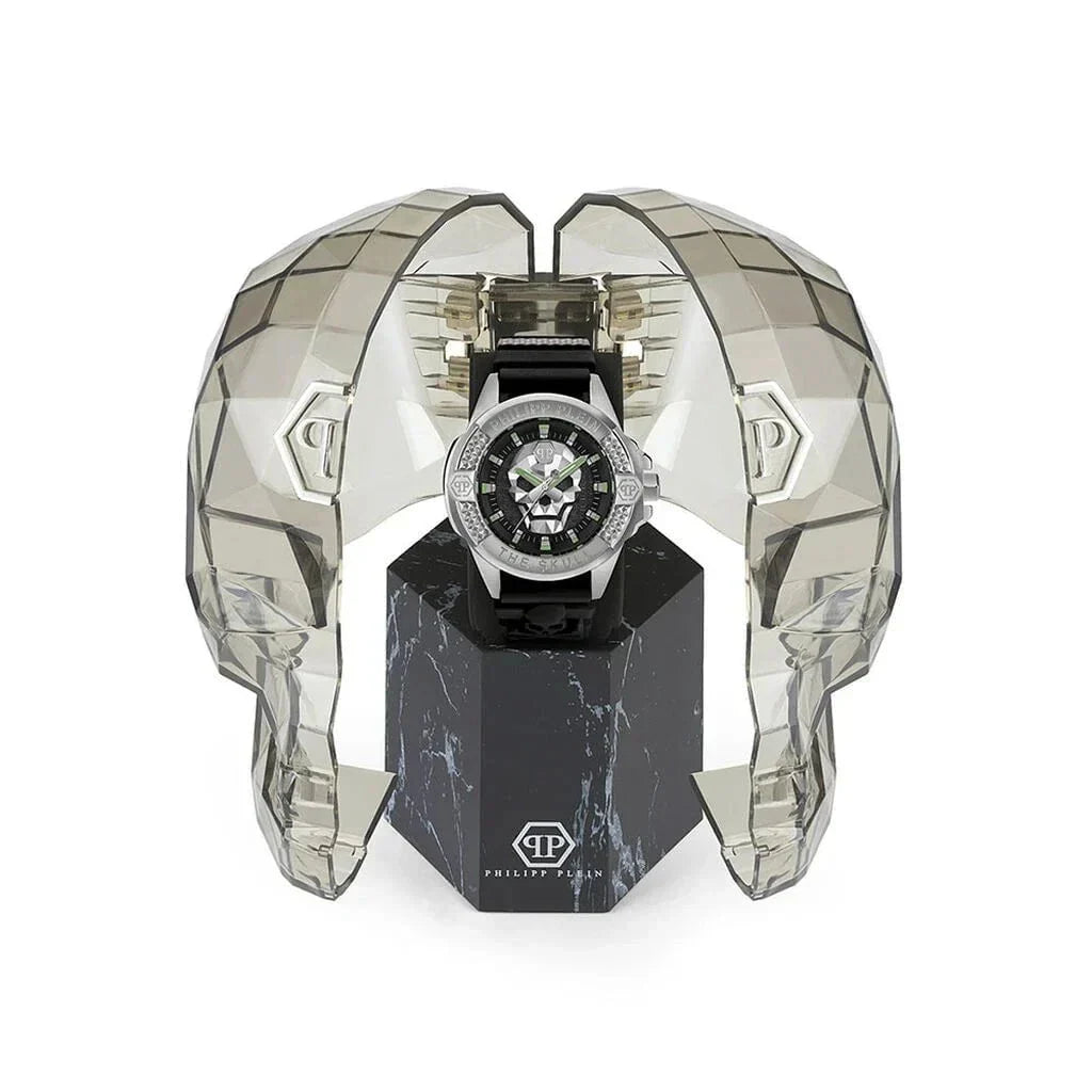 Montre PHILIPP PLEIN Homme The $Kull en Silicone Noir PWAAA0121